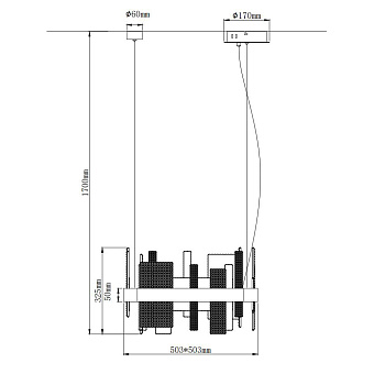 Светильник подвесной WERTMARK LOTTA WE461.01.023 130Вт LED