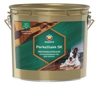 Лак для дерева алкидный Eskaro Parketilakk SE 30 10л