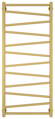 Полотенцесушитель СУНЕРЖА Сирокко 032-0253-1250 золото матовое