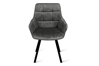 Кухонный стул поворотный AERO 56х61х85см велюр/сталь Art Grafite