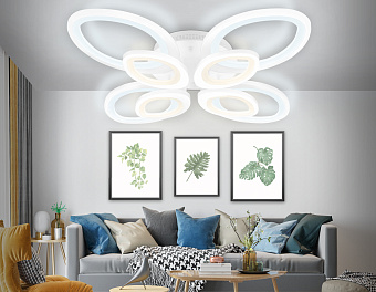 Люстра потолочная Ambrella ACRYLICA Original FA4493 134Вт 8 лампочек LED