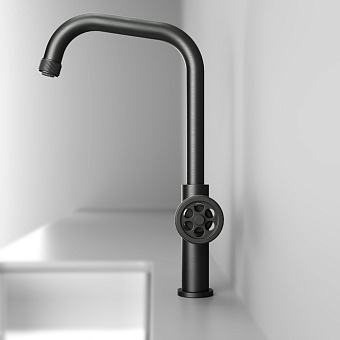 Смеситель для кухни IDDIS Grange GRAGM00i05 поворотный излив графитовый
