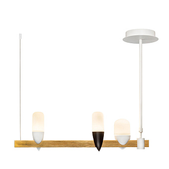 Светильник подвесной Loft It Whisper 1028-3WH 15Вт LED