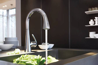 Смеситель для кухни GROHE Zedra 32294001 выдвижной излив хром