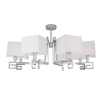 Люстра потолочная Eurosvet Alma 60115/8 хром 40Вт 8 лампочек E14