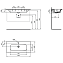 Раковина встраиваемая сверху IDEAL STANDARD Ideal Standard i.life A T462101 104х46см