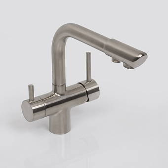 Смеситель для кухни WASSERKRAFT A8027 поворотный излив никель