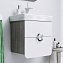 Тумба с раковиной AQWELLA Alicante Alic.01.05/Gray 37х55х58см