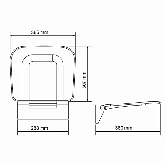 Стул для душа WASSERKRAFT SS403