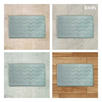 Коврик для ванной IDDIS Basic B22P580i12 50х80см зелёный