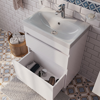 Тумба с раковиной IDDIS Zodiac ZOD6CBFi95K 37х59,2х87см