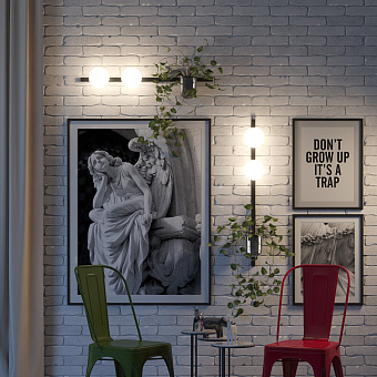 Светильник настенный Odeon FLOWER 4681/2WA 80Вт E14