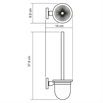 Ёршик WASSERKRAFT Diemel K-2200 K-2227 хром