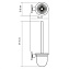 Ёршик WASSERKRAFT Diemel K-2200 K-2227 хром