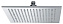 Верхний душ Cisal Shower DS01630021 хром