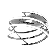 Светильник потолочный Eurosvet BREEZE 90229/3 хром 140Вт LED