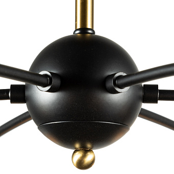 Люстра потолочная Arte Lamp GLASGOW A1963PL-6BK 40Вт 6 лампочек E27