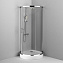 Угловое ограждение AM-PM Like W83G-333-095CT 190х95см стекло металл