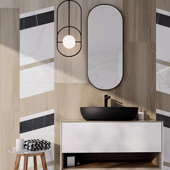 Декор KERAMA MARAZZI Бертран ID129 микс глянцевая 40х120см 0,48кв.м.
