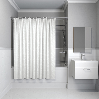 Шторка для ванной IDDIS Basic B53P218i11 180х180см белый