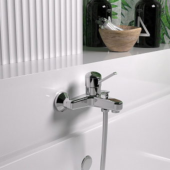 Смеситель для ванны Paini Creta 30CR111R2LMKM хром
