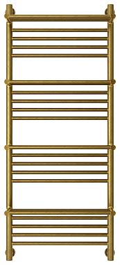 Полотенцесушитель СУНЕРЖА Богема+ с 4 полкам 05-0224-1250 бронза состаренная