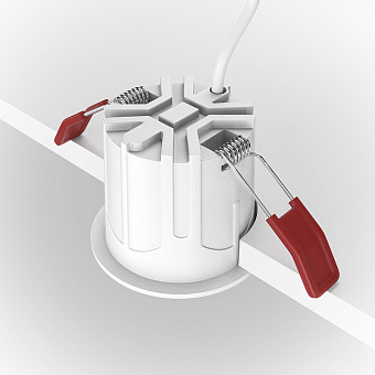 Светильник точечный встраиваемый Maytoni Alfa LED DL043-01-10W4K-D-RD-W 10Вт LED