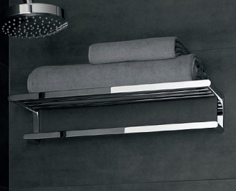 Полка в ванную круглая Keuco Elegance New 11675010000 1-ярусная 23х62см хром