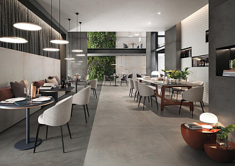 Неполированный керамогранит Atlas Concord Италия Dwell AW80 Gray 60х60см 1,08кв.м.