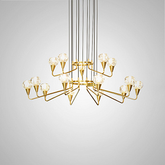 Люстра подвесная ImperiumLOFT Creil 151607-26 600Вт 15 лампочек G9