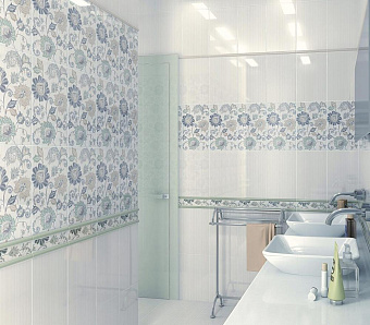 Настенная плитка KERAMA MARAZZI Луиза 6234 бежевый 25х40см 1,1кв.м. глянцевая