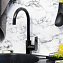 Смеситель для кухни WASSERKRAFT Glan 6607 поворотный излив чёрный