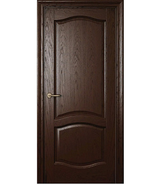 Межкомнатная дверь ТРИ-ТЕТ Дриада Дуб Бренди Массив 800х200мм глухая