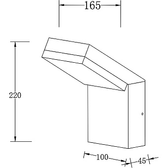 Бра Maytoni Paso O595WL-L12B3K 12Вт LED