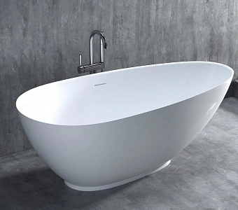 Ванна каменная SALINI PAOLA 101511G S-Sense глянцевая 160х77см отдельностоящая