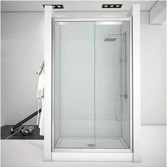 Душевая дверь AQUANET Alfa 273610 200х131,5см стекло прозрачное