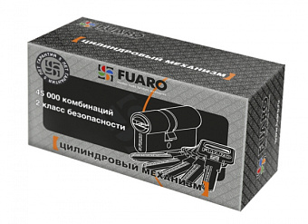 Цилиндр ключ-ключ FUARO R600 AB 60мм бронза