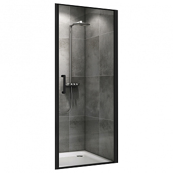 Душевая дверь Abber Sonnenstrand AG04080B 195х80см стекло прозрачное