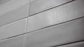 Настенная плитка WOW Gradient 109166 Decor Greige Gloss 7,5х30см 0,444кв.м. глянцевая