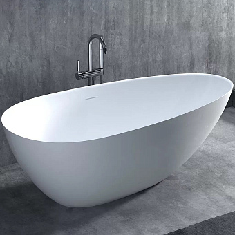 Ванна каменная SALINI PAOLA 101611SM S-Stone матовая 160х77см отдельностоящая