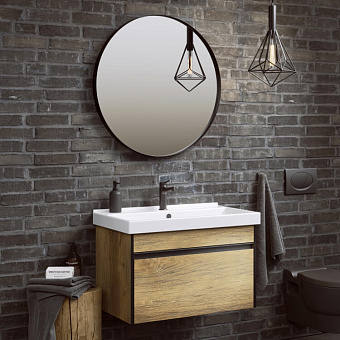 Тумба с раковиной AQWELLA Urban URB0108DB 44х76,5х46см
