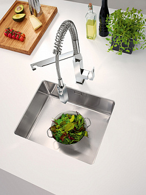 Смеситель для кухни GROHE Eurocube 31395DC0 гибкий излив сталь