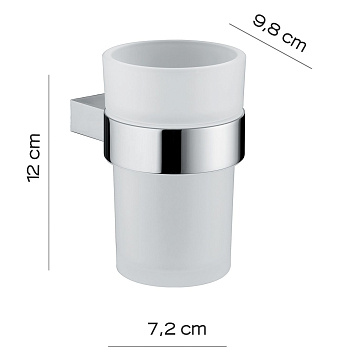 Стакан в ванную Gedy Canarie A210(13) хром