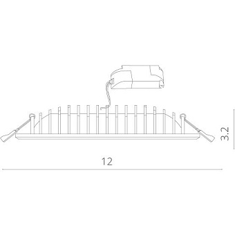 Светильник точечный встраиваемый Arte Lamp CANOPO A7243PL-2WH 6Вт LED