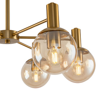 Люстра подвесная Freya Globo FR5175PL-06BS 60Вт 6 лампочек E27