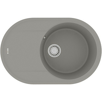 Мойка кухонная LEMARK LACHA 760 9910057 50х76см грей