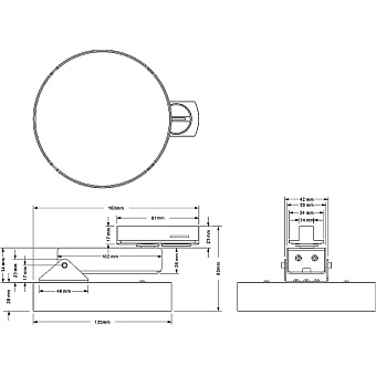 Трековый светильник Maytoni Zon TR043-1-12W4K-B 12Вт LED чёрный для однофазного трека