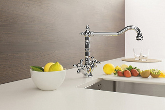 Смеситель для кухни Paini Monaco 08CR570BLMKM поворотный излив хром