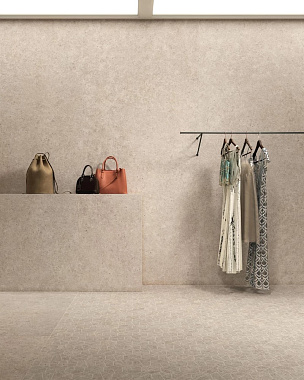 Матовый керамогранит Atlas Concord Италия Boost Stone A6Q3 Ivory 60х120см 1,44кв.м.