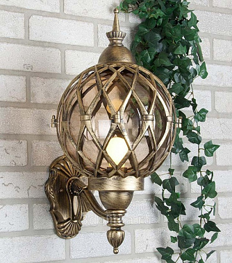 Светильник ландшафтный Elektrostandard Sirius a025302 Sirius U 60Вт IP44 E27 золото/чёрный